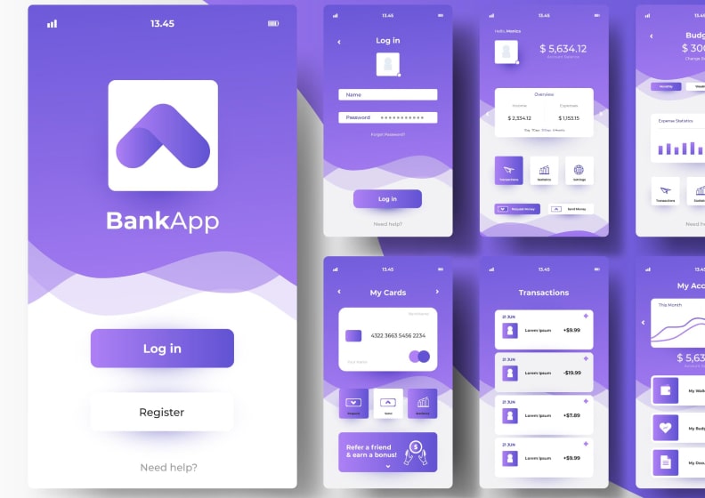 Banking App Interface Concept